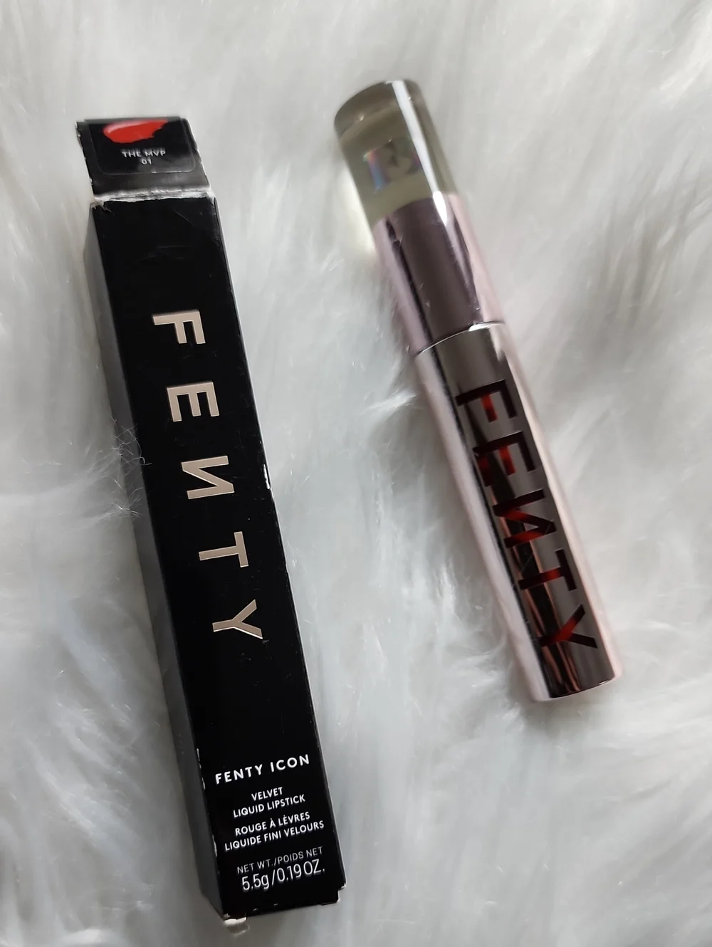 Fenty Beauty Fenty Icon Velvet Liquid Lipstick The MVP 01 Full Size NIB